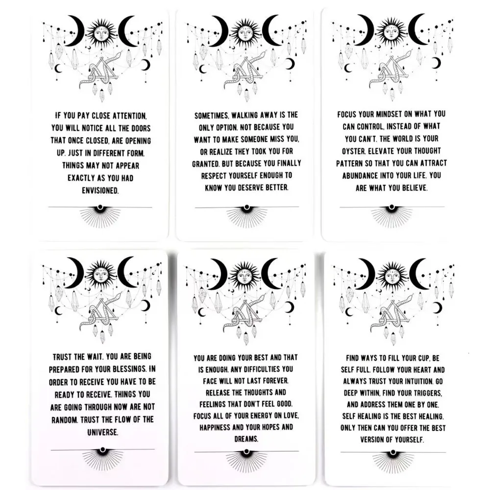 10.3*6cm Spirit Messages Oracle Cards - A 54-Card Deck with Inspiring Messages From Your Guides 4