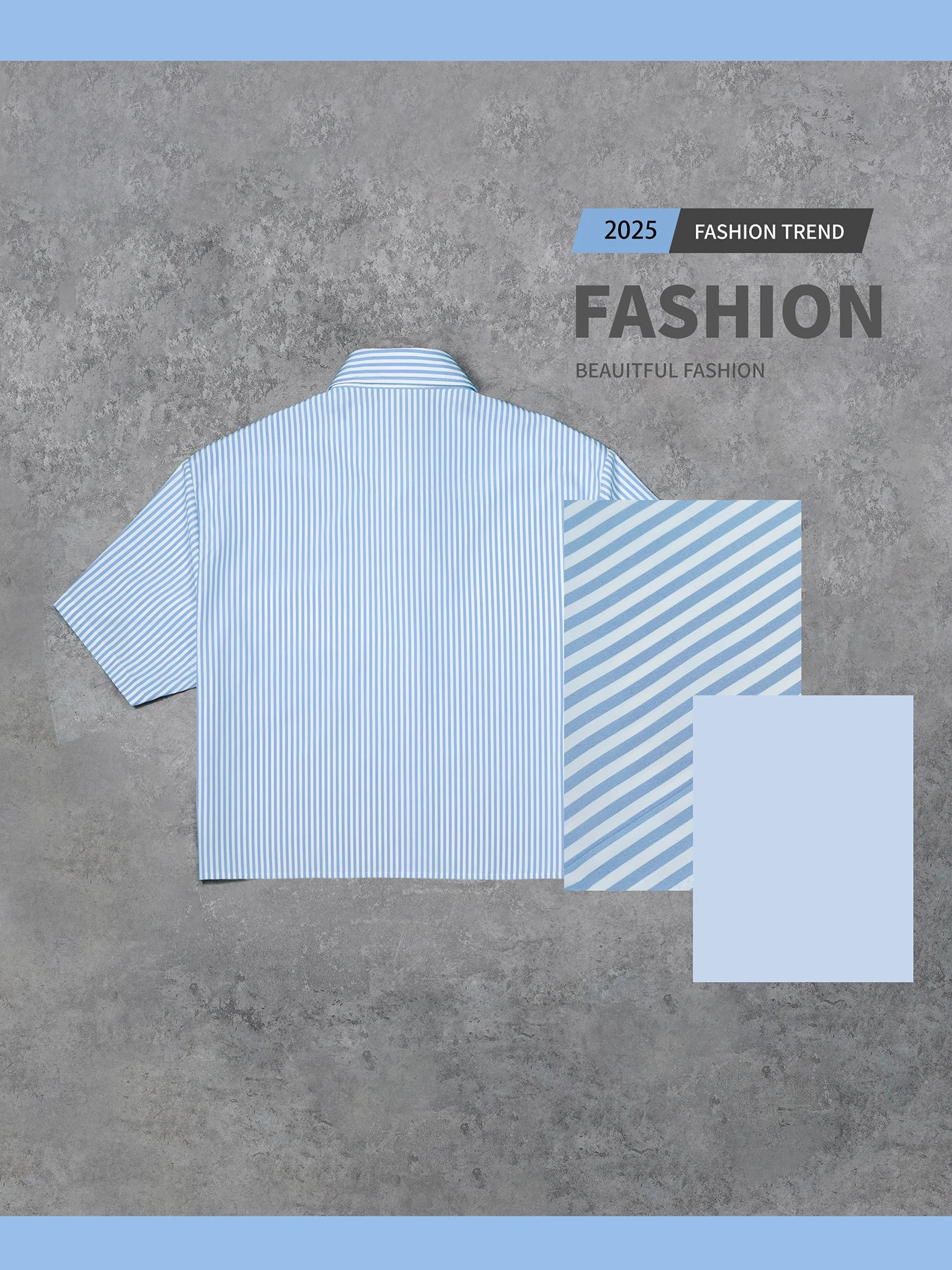 Men's striped comfortable short sleeved shirt, suitable for spring and autumn wear, suitable for festivals and daily outings