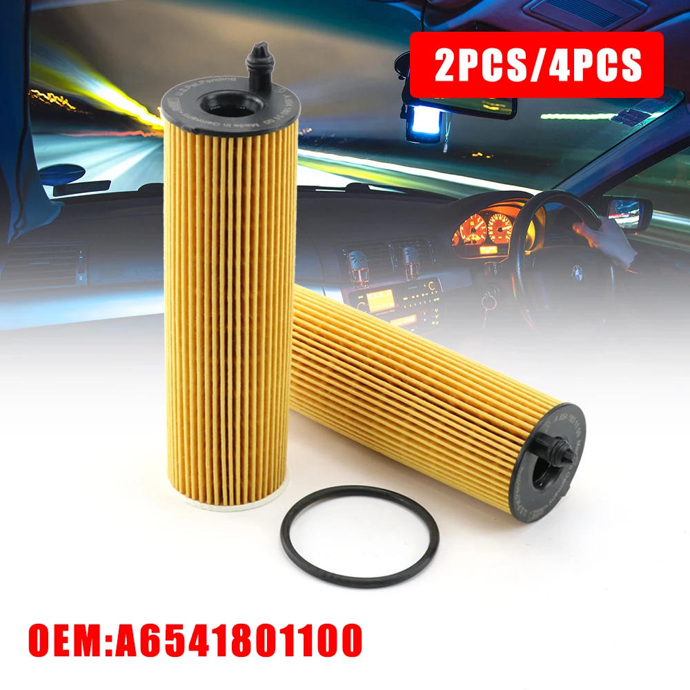 Automobile Oil Filter A6541801100 2PCS/4PCS For W222 V222 X222 W205 S205 W213 S213 C238 C180D C220D E300D E220D S350D S400D