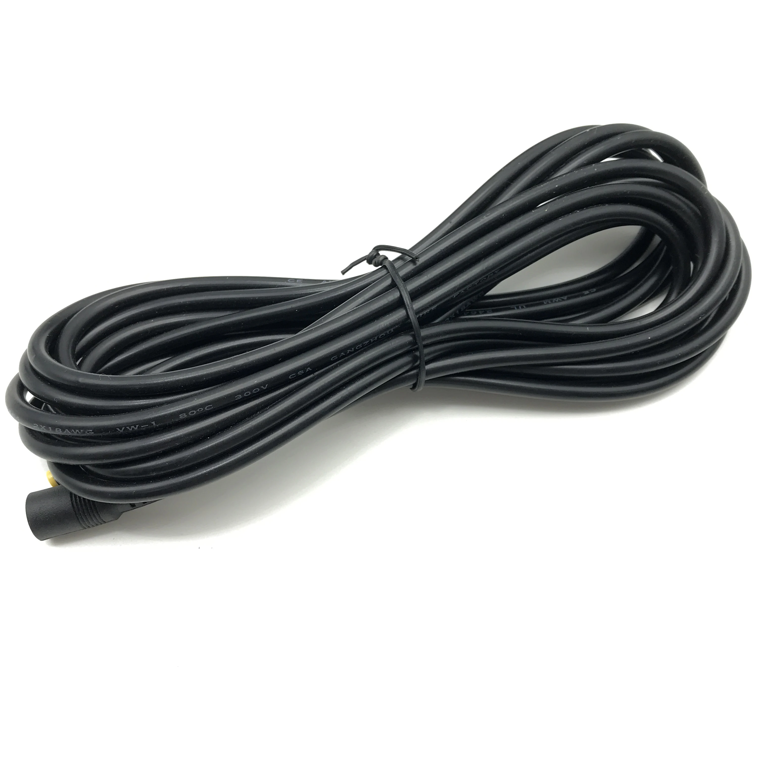 Macho para Cabo de Extensão Feminino 18awg dc 55x25 mm 2x075 mm Apto para Projetor Xgimi h1 H2s Xf09g Xf10g z5 Xgal01 5m - Imagem 3