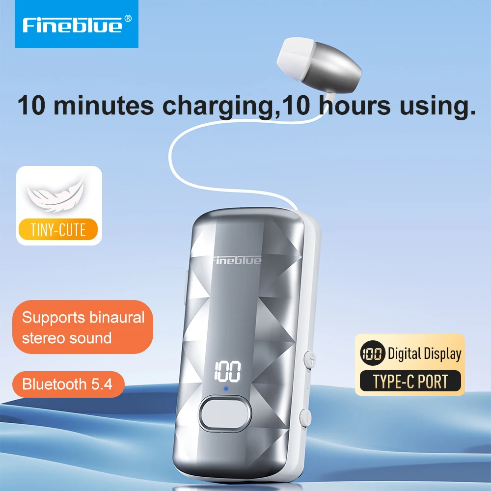 Fineblue F600 Max Wireless earphone Bluetooth 5.4 Retractable Headset Call Remind Vibration In-ear Sport Headphone for Hebrew for bluetooth headphones wireless earbuds wireless bluetooth headphones bluetooth earphones wireless bluetooth earphones wireless earphones wireless headset in ear headphones in ear earphones