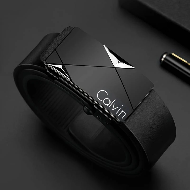 Stylish Men PU Leather Belt