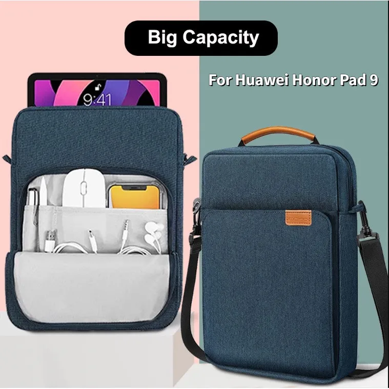 

For Honor Pad 9 12.1 HEY2-W09 X8 10.1 X9 X8 Pro 11.5 X8 Lite Pad 8 V8 Pro MagicPad 13 2023 Universal 8-14" Tablet Shoulder Bag