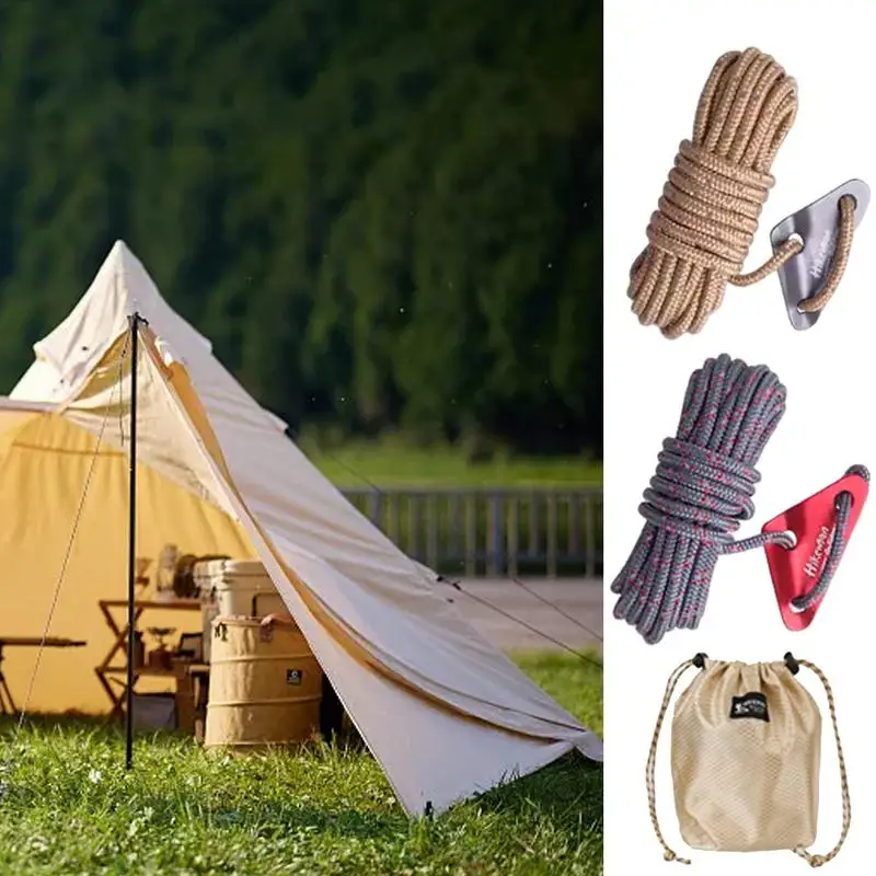 

Светоотражающий шнур для палатки, веревка для кемпинга, привязываемая лента, 8 шт., легкие шнуры для палатки с регулирующим натяжным устройством, 5 мм