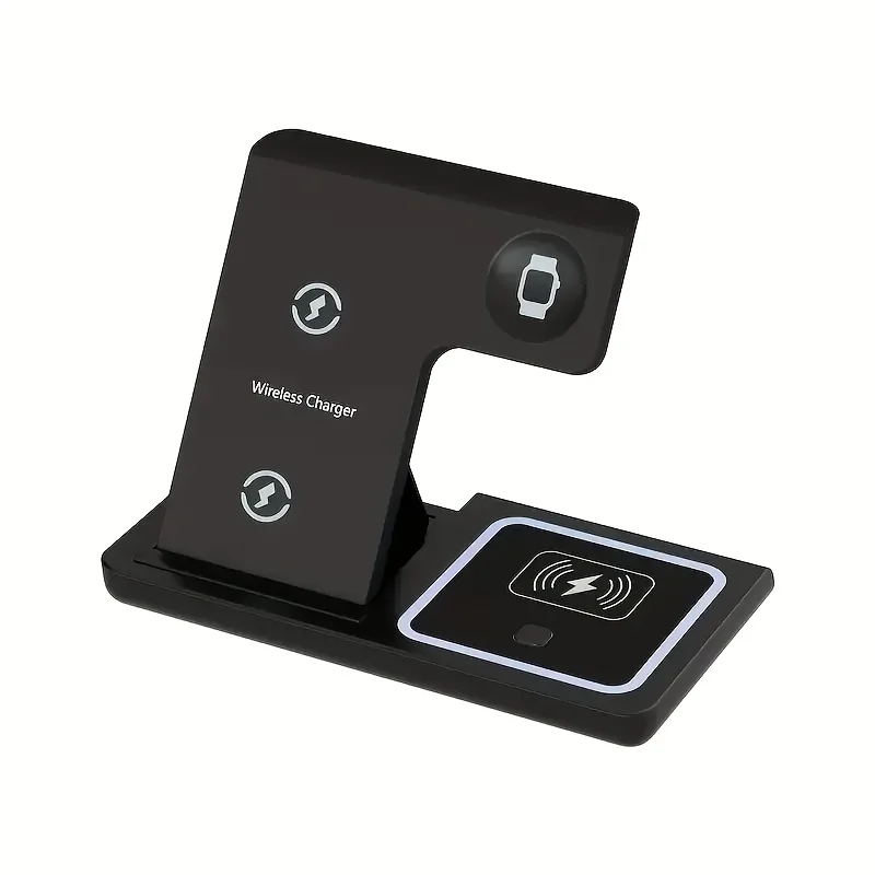 3-in-1 Wireless Charging Fast Foldable For MagSafe Charger Stand for iPhone 16/15/14/13/12 Pro Max iWatch Ultra10-2 AirPods 3/2