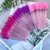 Zanse 300pcs Disposable Mascara Wands Eyelash Brush Spoolies for Eye Lash Extension, Eyebrow and Makeup Crystal Makeup Tool 1