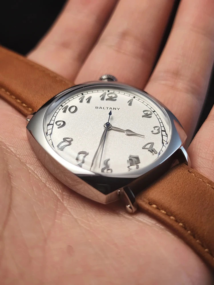 Vintage Automatik uhr Männer Retro 1921 quadratische Kleid Uhren  