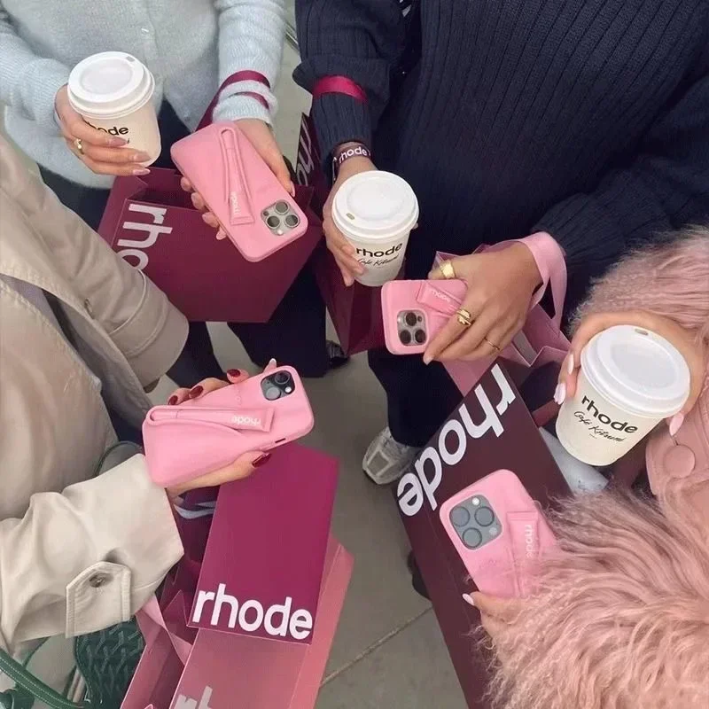 Limited Edition Rhode Espresso Raspberry jelly Ribbon Phone