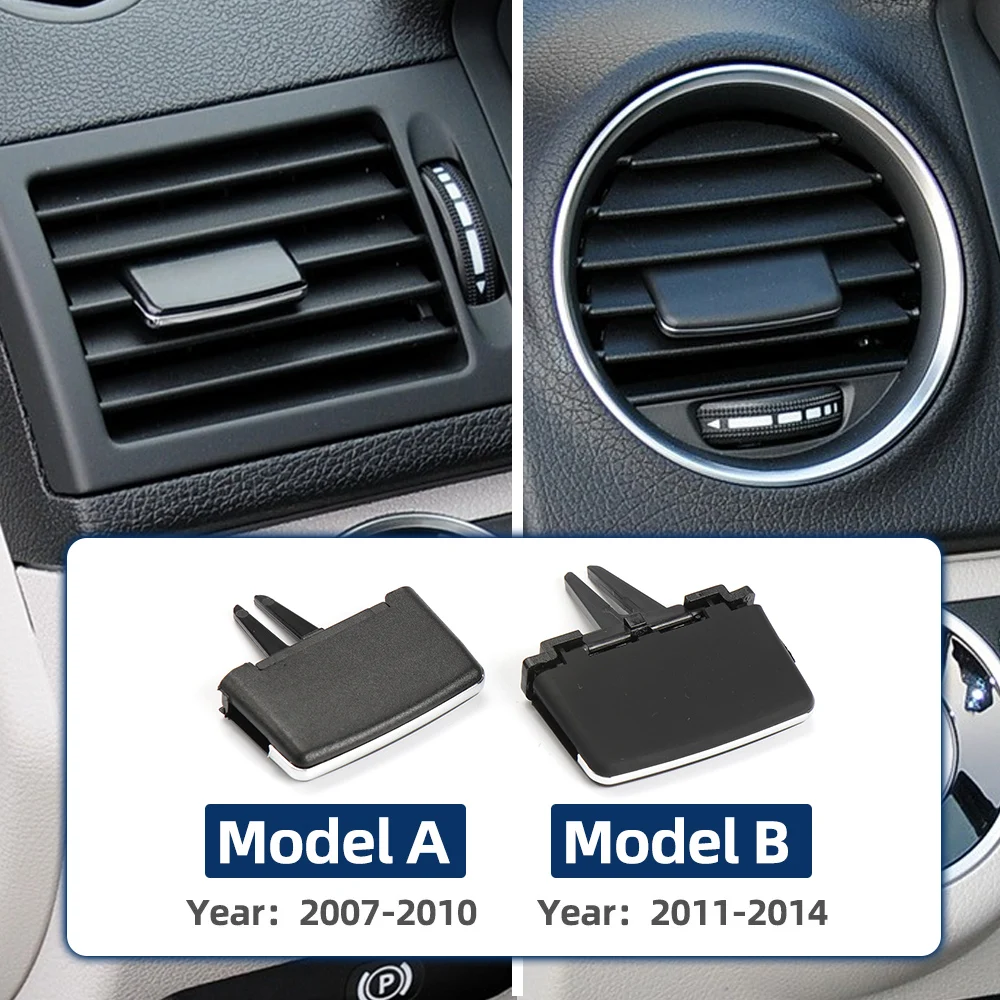 AC Griglia di Sfiato Clip di Cursore Auto Anteriore Aria Condizionata Per Mercedes W204 X204 Per Benz C GLK Classe C180 C200 GLK300 2007-2015 - Image 4
