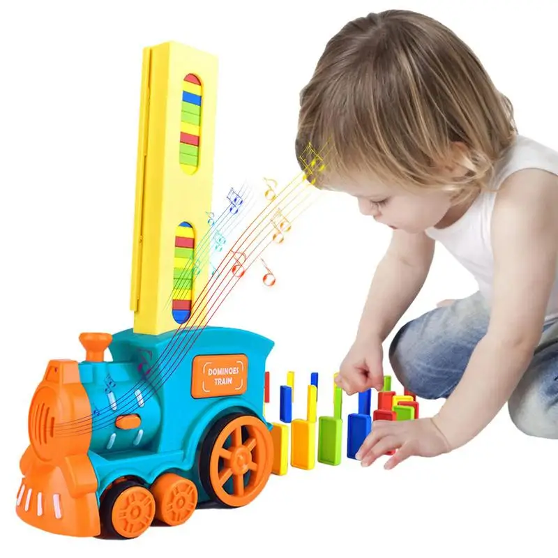 

Domino Train Toy 60pcs Sound Automatic Domino Train Kit Fun And Colorful Train That Prepares Your Domino Rally Experience Quickl