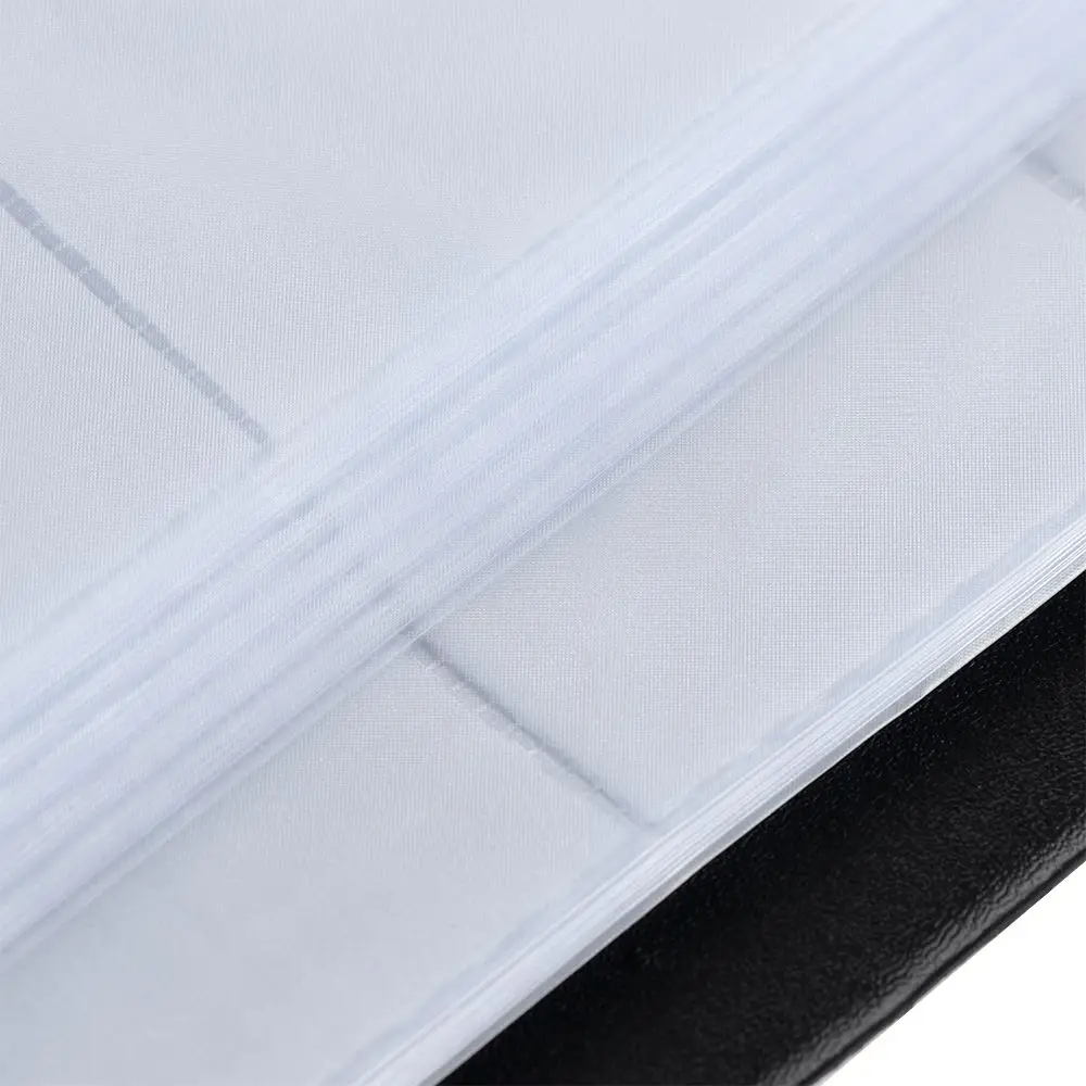 Leather Card Holder Album for Credit Card Collection