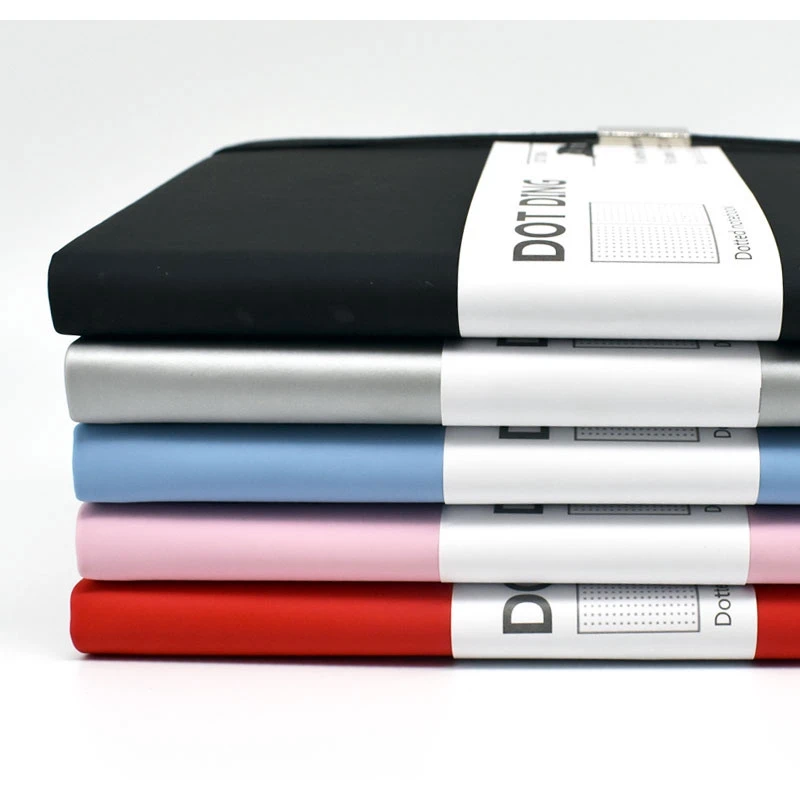 

A5 Dotted Notebooks Leather Cover Soft Journals Notepad Diary Agenda Planner Writing Students School Office Supplies Stationery