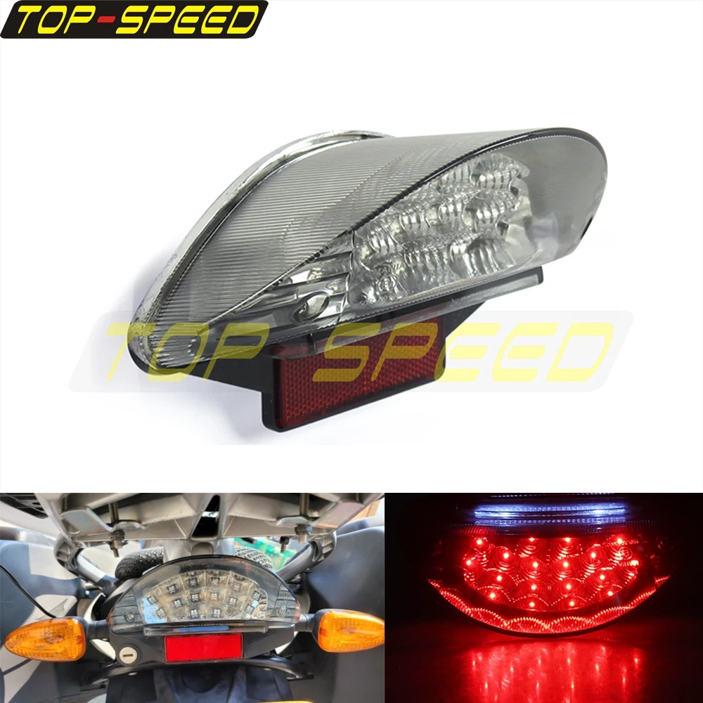 Motorcycle Tail Light LED Brake Warning Lamp For BMW F650 GS ST F800 S ST R1200 R R1200 GS Adventure Motorbike Rear Stop Light