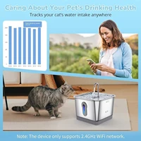 4.0L Stainless Steel Water Fountain For Cat With App Control Smart Automatic Intelligent Pets Water Dispenser Cats Dogs Products 3