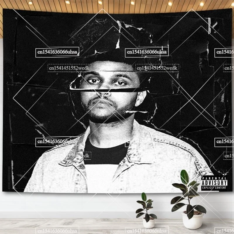 The Weeknd Music Album Posters House of Balloons Tapestry Living Room Decor Aesthetic Hippie Tapestries Home Decoration Carpets Tapestry Decor