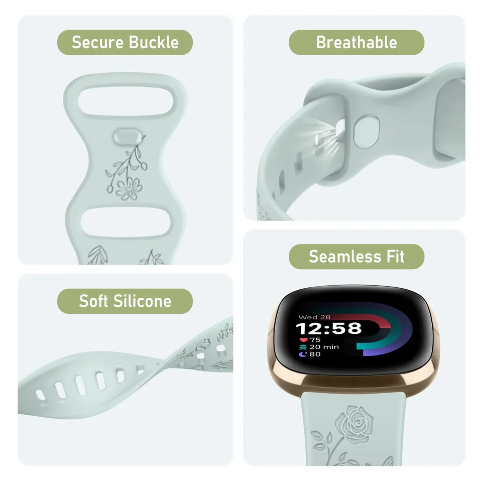 Cinturino Metallico Di Lusso Per Fitbit Versa 4/3 E Sense 2 - Bracciale In Acciaio Inox