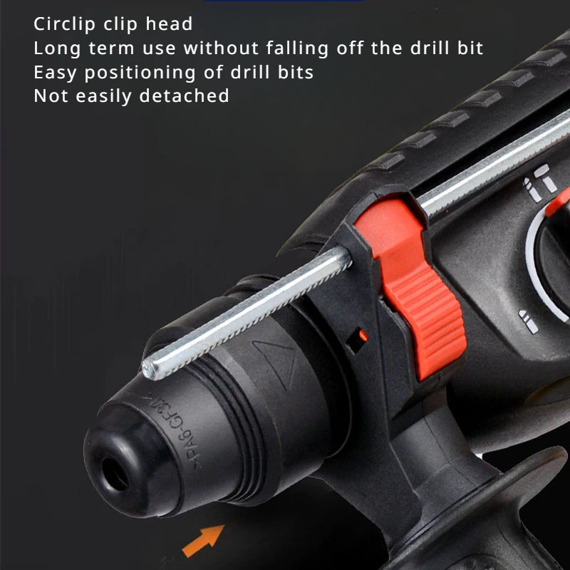 Brushless Lithium Battery Rechargeable Electric Hammer Impact Drill Multifunctional Wireless Electric Hammer Electric Tool 3