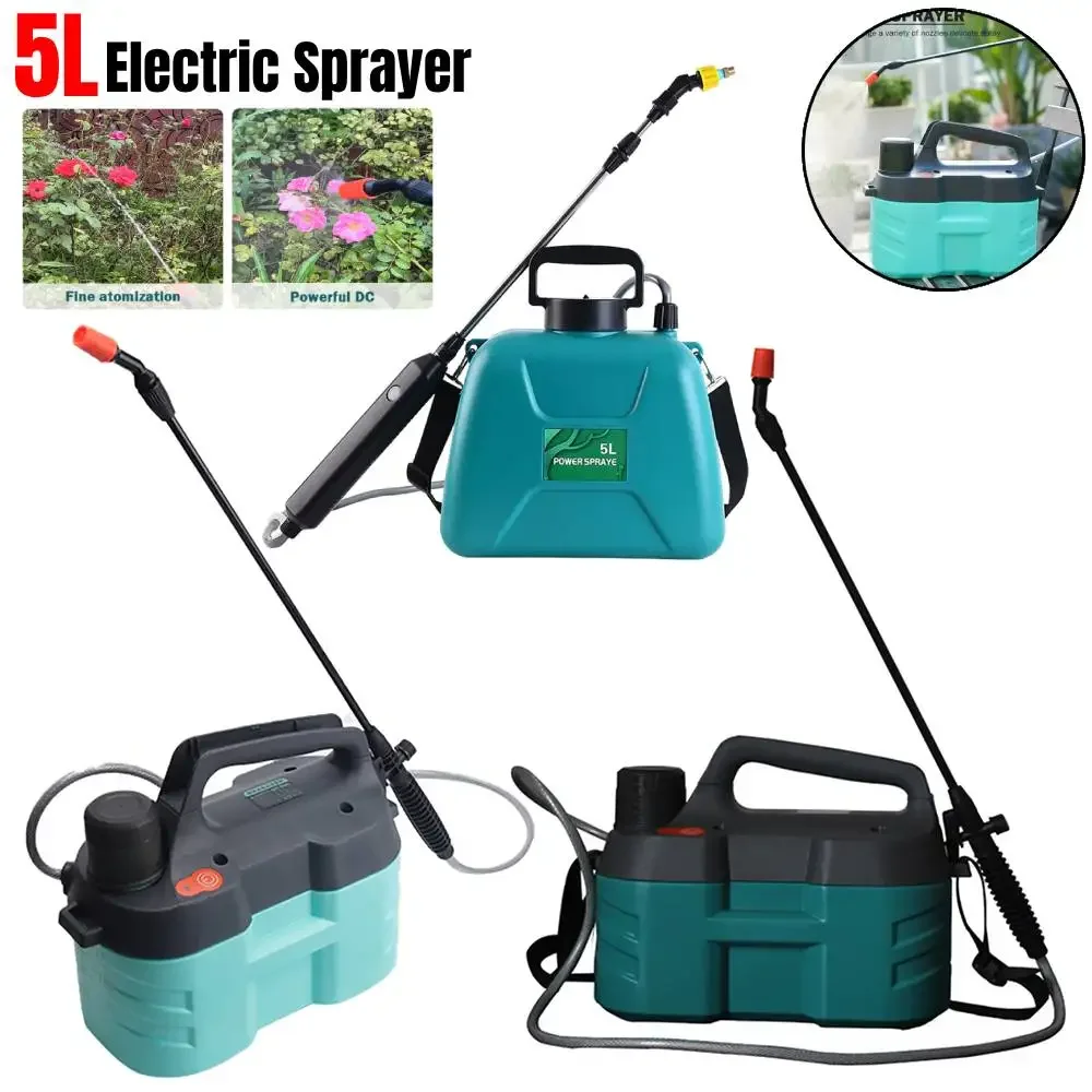 Pulvérisateur De Jardin Électrique Rechargeable – 2400 MAh – Buse Réglable – Filtre Amovible – Autonomie 3h