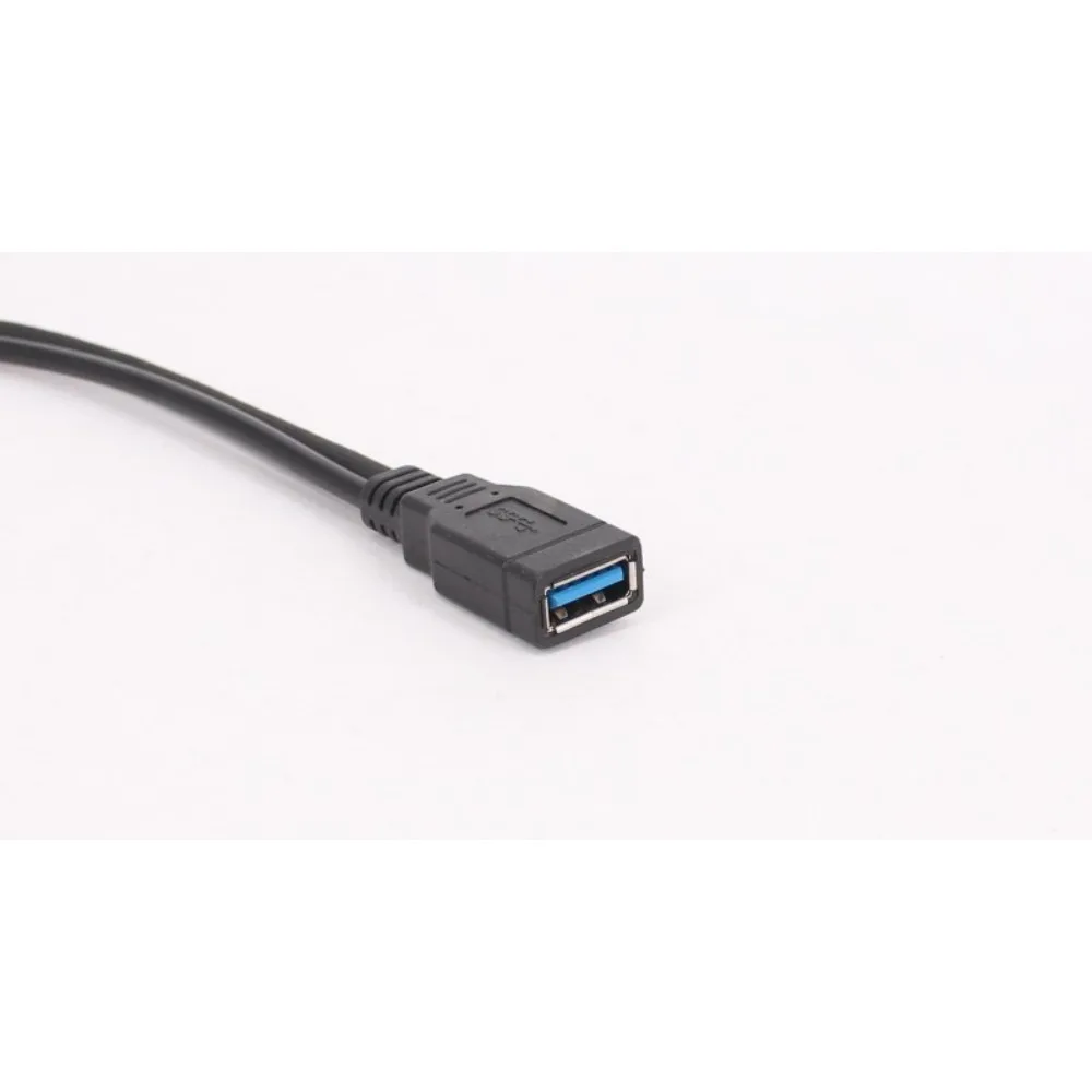 30cm USB 3.0 - USB 3.0 2.0 암 - 듀얼 수 추가 전원 데이터 Y 1 포인트 2 연장 케이블 컴퓨터 어댑터 케이블