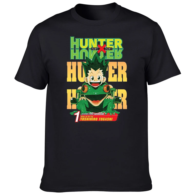 

Уличная одежда, повседневный топ с коротким рукавом, футболка с аниме Hunter X Hunter, Новинка лета 2024, хлопковая футболка, Повседневная футболка в стиле Харадзюку