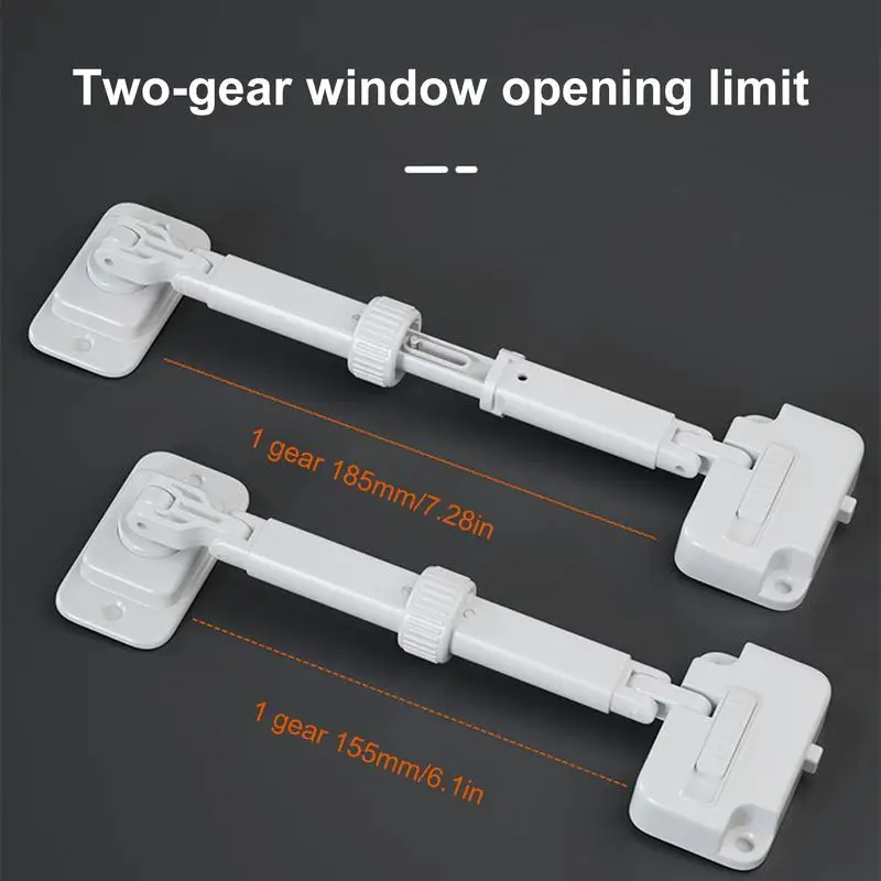Window Opening Restrictor Multifunctional Childproof Window Restrictor Safety Lock Children Protection