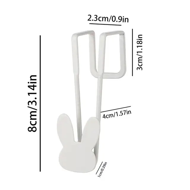 Maximize space with Door Back Hangers Iron Rabbit Heavy Duty Hook Holder