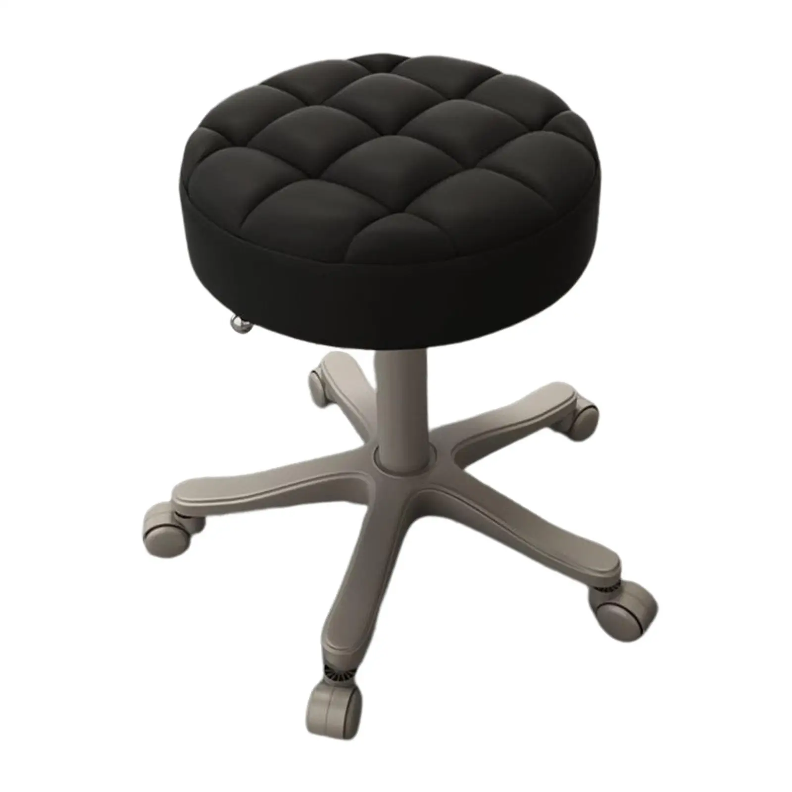 Swivel Salon Stool Heavy Duty Lash Chair 35~45cm Adjust Multipurpose Drafting Bar Stool with Wheels for Barbershop, Housework barber chair
