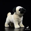 Pug Plush Toy High Fidelity Puggle Plushie Pekingese Pugs Dog Peluche Lifelike Stuffed Animals Simulation Doll Kawai Toy Gifts 1