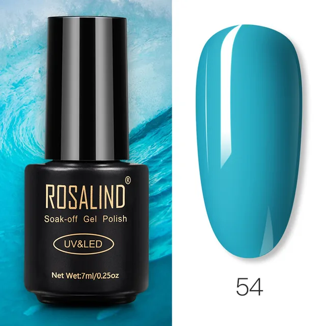 ROSALIND Nail Gel Polish Glitter Series Gel Varnishes All For Manicure Soak Off UV Lamp Nails Art Semi Permanent Gel Polish RA54