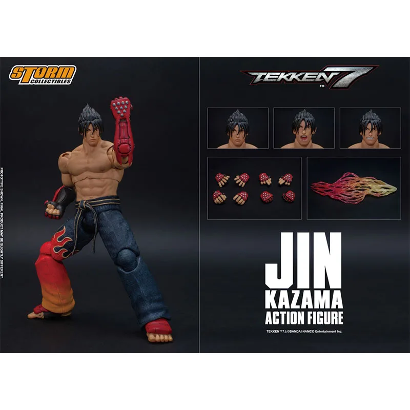 

Original Storm Collectibles - Tekken 7 - Jin Kazama 1/12 Action Figure Collectible Model Toy Gift for Kids In Stock
