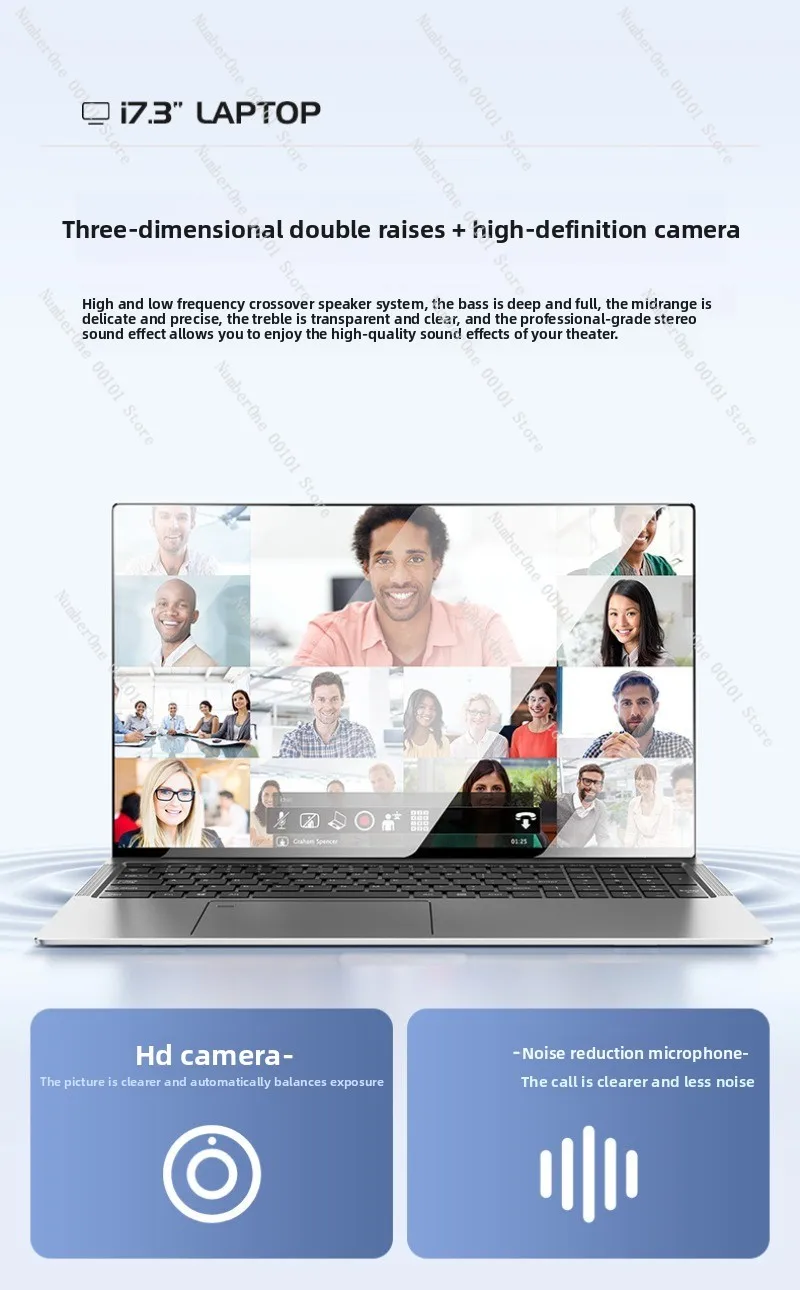 12-15.6 inch Slim Lightweight Laptop, Portable Design for Students, Professionals & Gamers, High-Performance for Work & Play