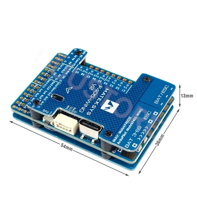 Matek F405-WING V2 FC for ArduPilot/INAV - 30.5x30.5mm Fixed
