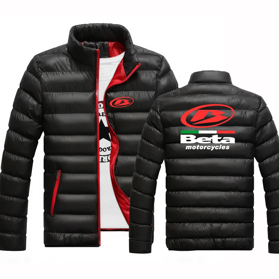 

2024 autumn and winter men's Beta racing motorcycle cross-country motorcycle Logo printing outdoor cold and warm four-color cott