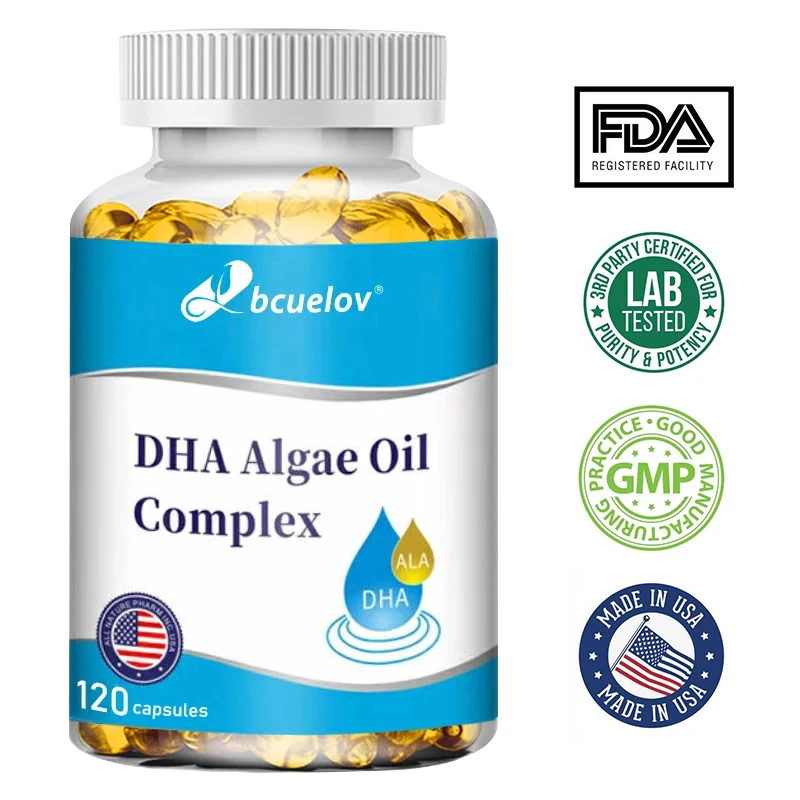 

Brain Booster DHA Fish Oil - Promotes brain health, improves intelligence, IQ, and thinking skills