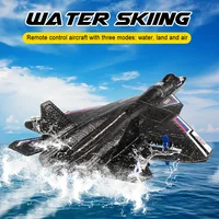 RC Plane SU57 2.4G Radio Remote Control Airplane With Light Fixed Wing Hand Throwing Foam Aircraft Model Toys For Children 2