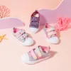 Baby Girls Canvas Shoes Cartoon Cute Classic Canvas Shoes Casual Shoes 5