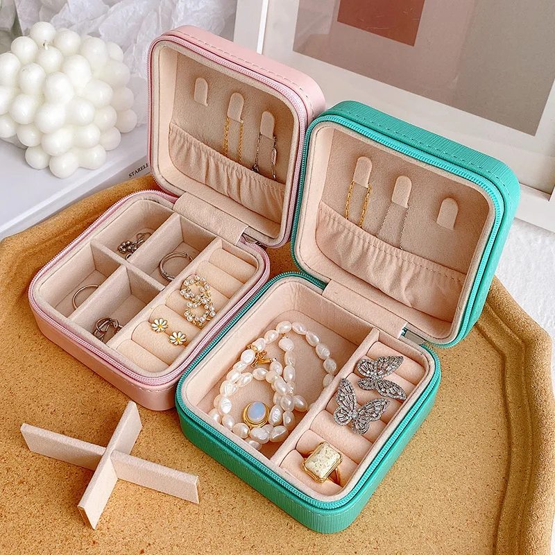 Wood Storage Box Jewelry Boxes Cosmetic Travel Case Key Card Pos Storage 89529