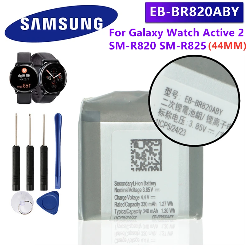 Original Replacement Battery Ebbr820aby For Samsung Galaxy Watch Active 2 Active2 Smr820 Sm