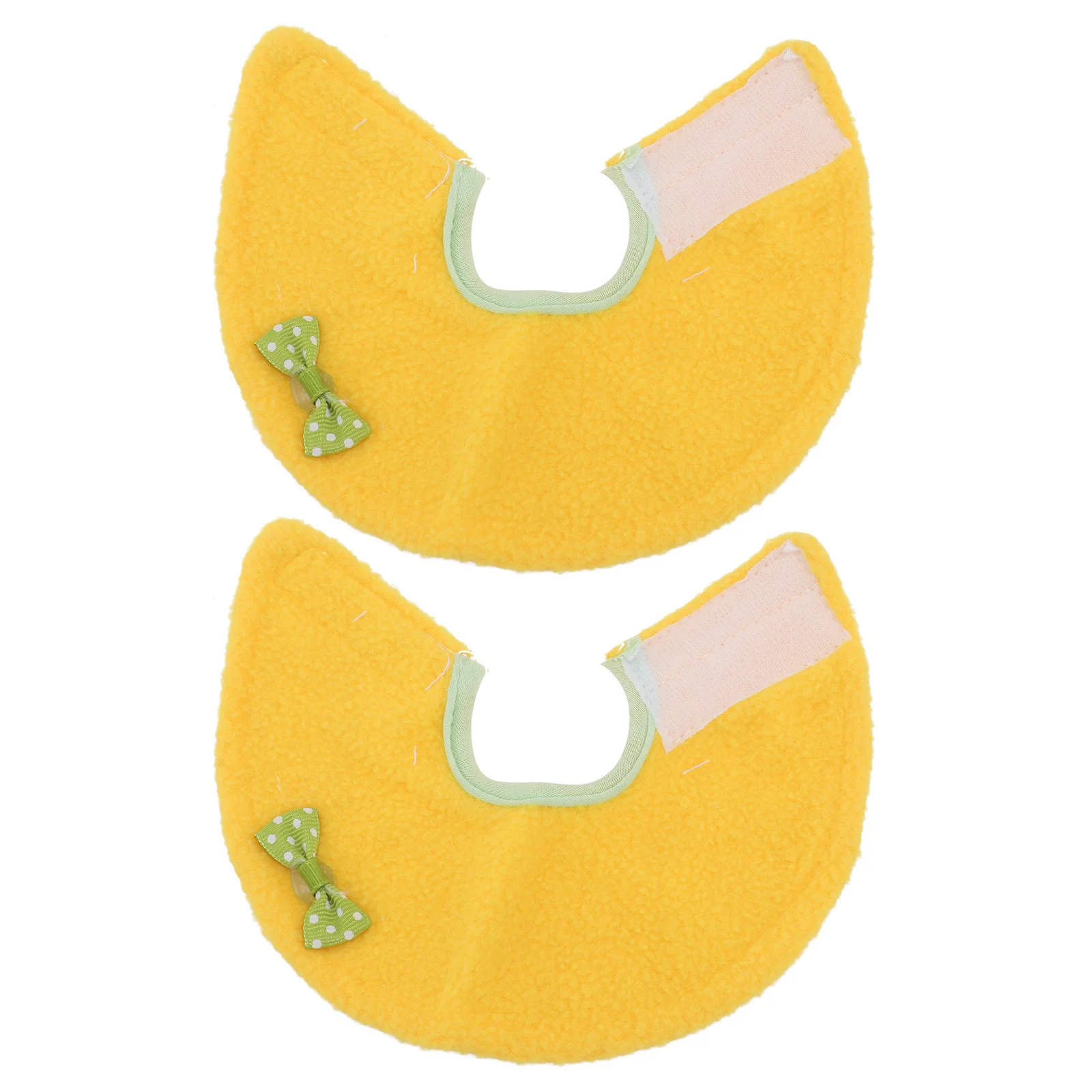 2 Pcs Bird Bite Collar Protective Cloak Pet Recovery Snack Neckband Parrot Linen Supplies