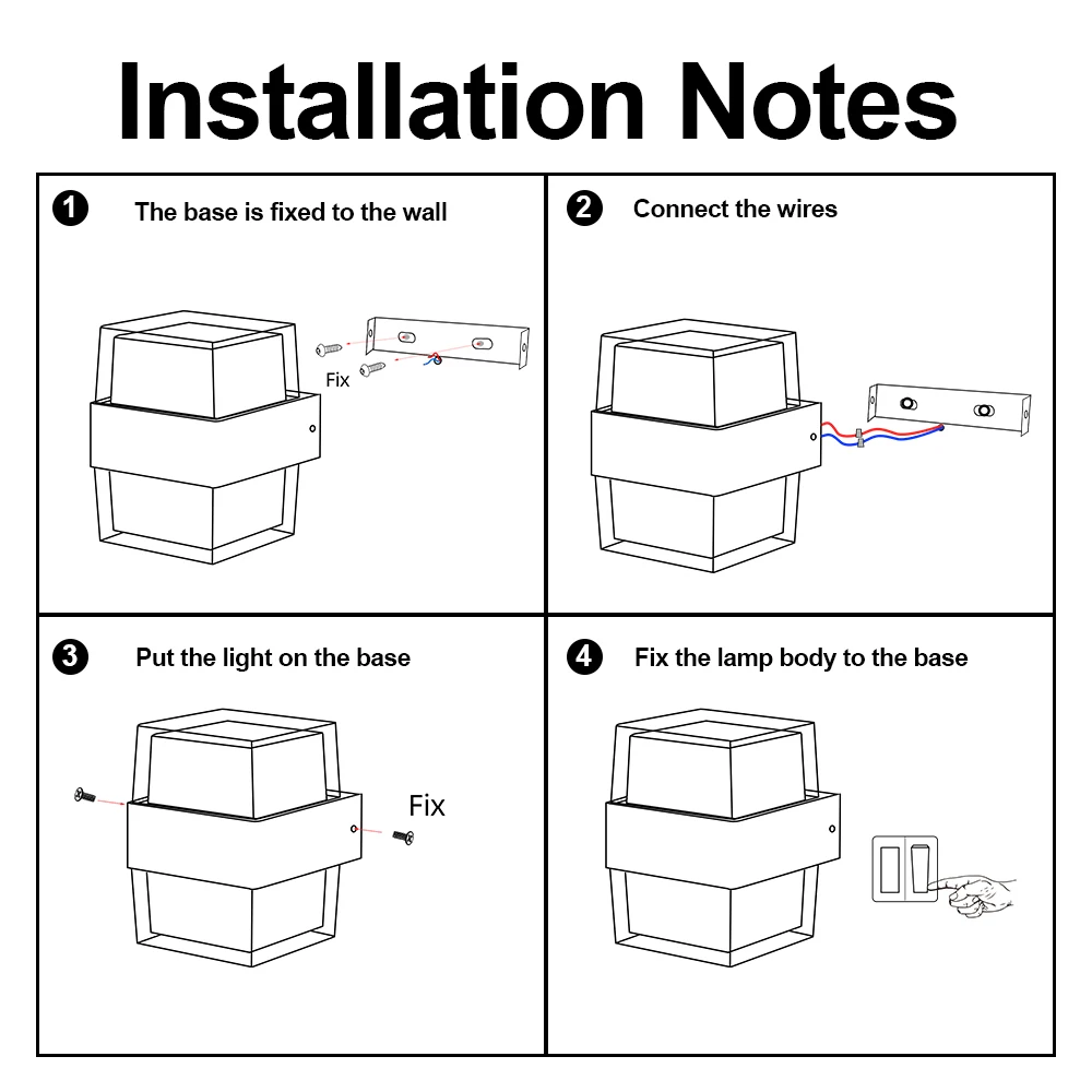 Wall Light Outdoor Porch Light Modern Outdoor Led Wall Light Waterproof IP65 220v 110v 5w 10w for Balcony Porch Lighting