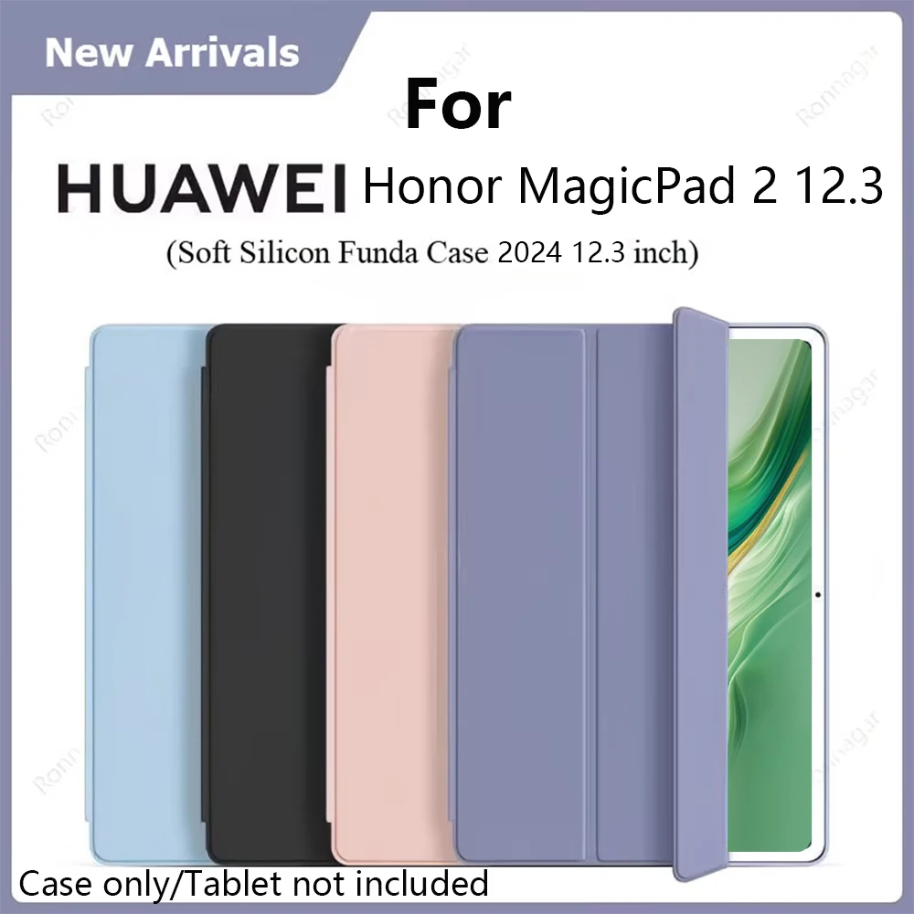 Trifold Stand Smart Cover with Soft TPU Back and Auto Wake/Sleep