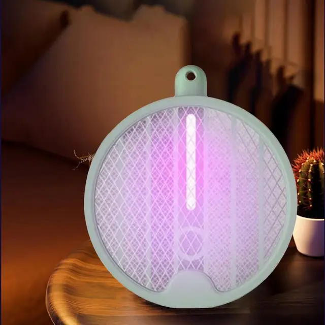 Fly Swatter Electric Zapper Usb Újratölthető Légy Ütő Összecsukható 3000 V -Os A Buggs For - Image 4