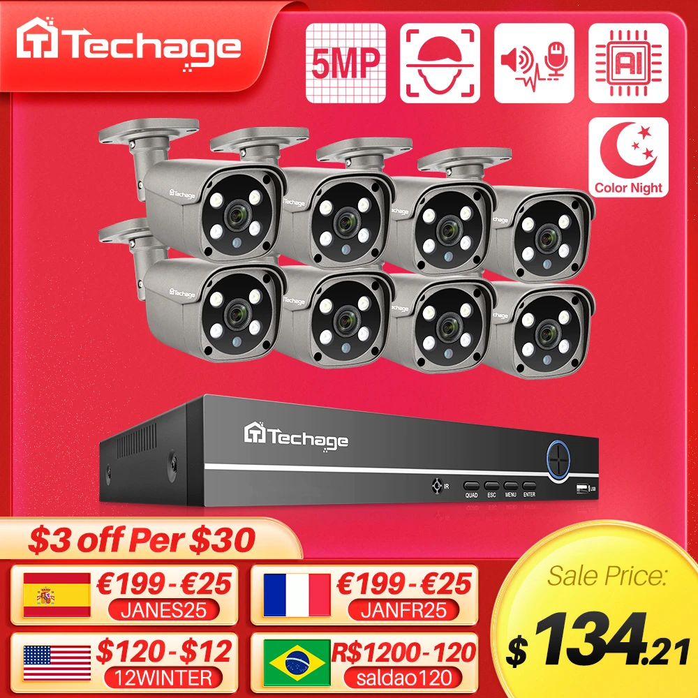 Camera Security System Poe Surveillance Camera System Nvr Poe