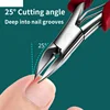 Stainless Steel Ingrown Toenail Nail Clippers Trimmer Cutters Manicure Pedicure Cuticle Nipper Paronychia Dead Skin Remover Tool 2