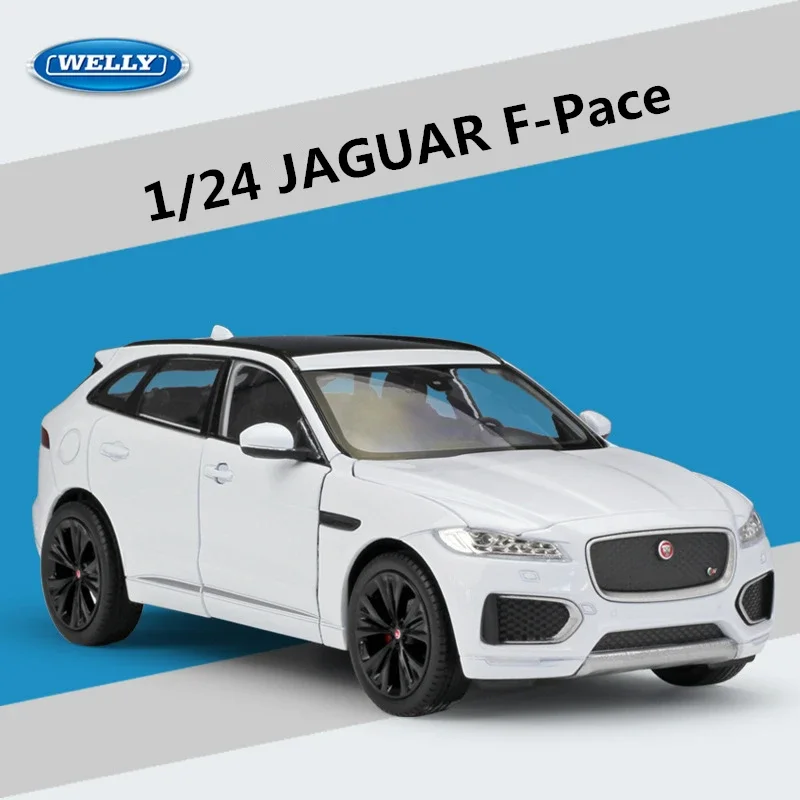 Welly 1:24 JAGUAR F-Pace SUV Alloy Car Model Diecast Metal Toy Vehicles Car Model High Simulation Collection Childrens Toys Gift 3