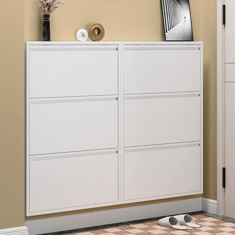 

White Shoe Cabinets Closet Modern Organizers Living Room Wooden Thin Shoe Cabinets Storage Archivadores Entrance Hall Furniture