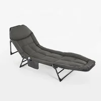 Lounge Chair Bed For Beach Yard Pool Outdoor Pat Camp Furniture folding bed office chair bed 2
