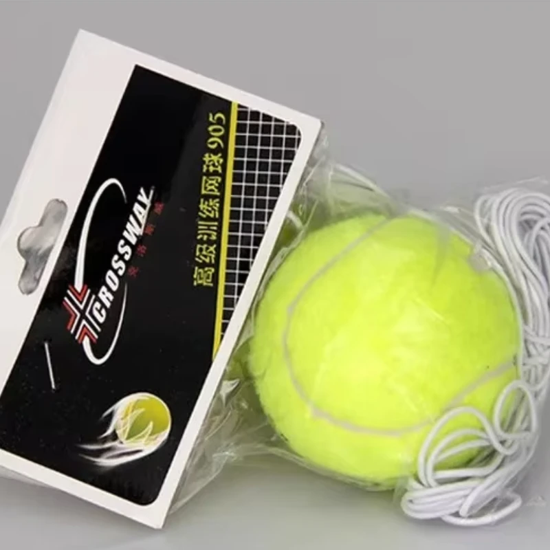 High Elasticity Tennis Balls With 3.8m Elastic Rope Tennis Training Entertainment Ball For Competition Pet Dog Playing Balls