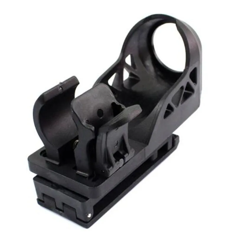 Tactical Flashlight Holster Lever Side Lock System Set General Torch Set 360&deg; Rotating Plastic Torch Quick Unplug