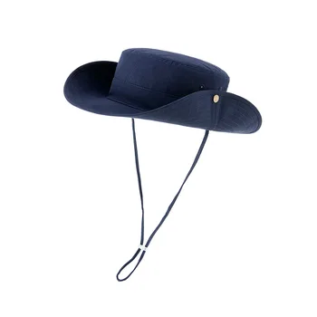 2024 Cappello da pescatore in puro cotone primaverile ed estivo di alta qualità Cappello da sole per papà Uomo Donna Cappelli a secchiello 1